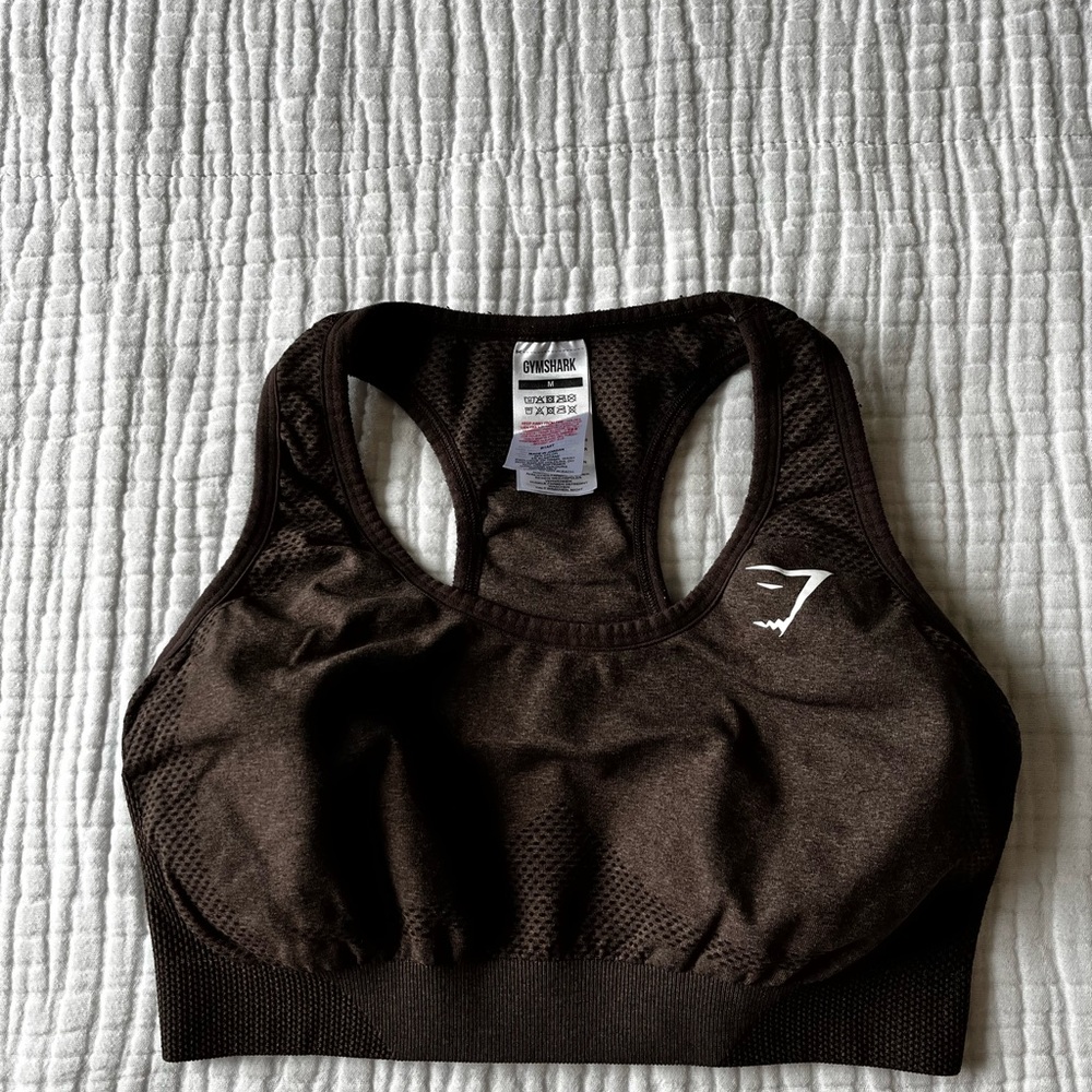 Gymshark Dark Brown Sports Bra